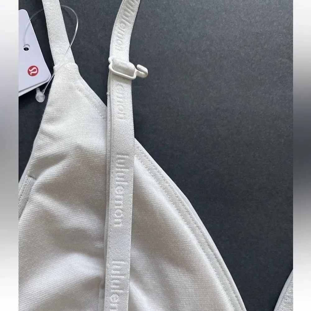 NWT 6 Lululemon License To Train Triangle Bra A/B Cup Vapor Convertible Sports